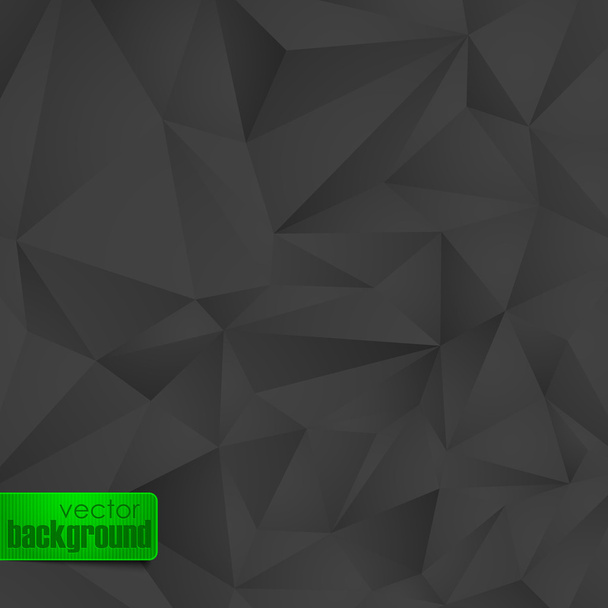 Abstract background with black triangles - Vecteur, image