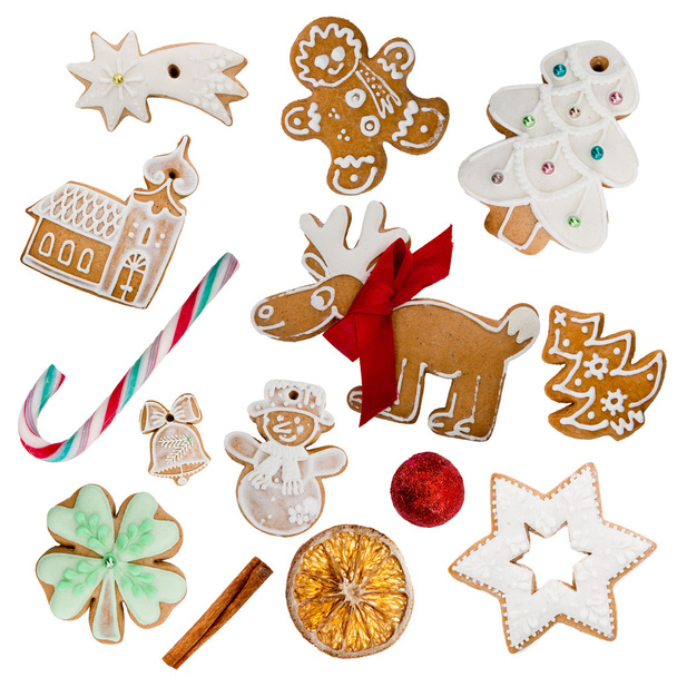 Traditional gingerbread cookies - Photo, image
