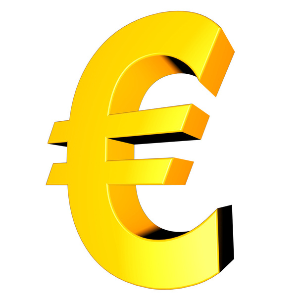 3d coleção de sinais - euro
 - Foto, Imagem