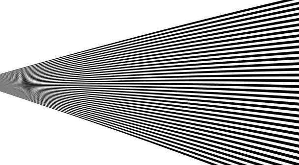 Optische Täuschung Kunst abstrakter Vektor abgestreifter Hintergrund. - Foto, Bild