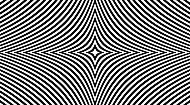Estrella ilusión óptica despojado diseño de vectores patrón
. - Foto, Imagen