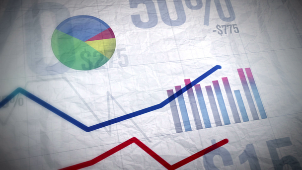 Growing Business Charts - 1080p Full HD Quality - Footage, Video