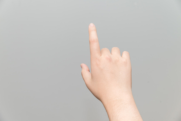 Рука с одним пальцем
 - Фото, изображение