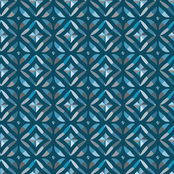 padrão vetorial sem costura em estilo geométrico ornamental - Vetor, Imagem