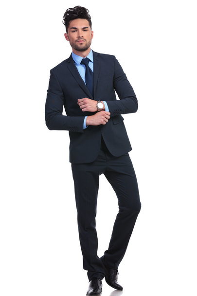 fashion pose of a young business man - Photo, Image
