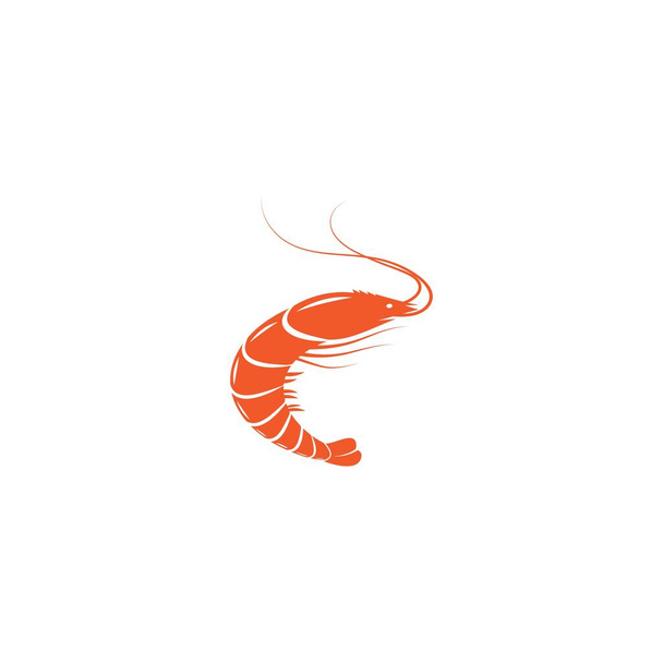 Векторный дизайн логотипа креветок
 - Вектор,изображение