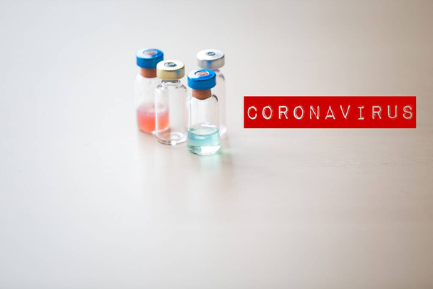 Coronavirus járvány vírus karantén háttere - Fotó, kép