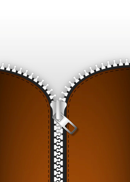 Zipper background - Vector, Image