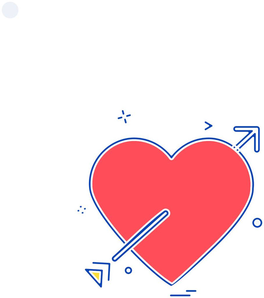 Hearts icon design vector - Вектор,изображение