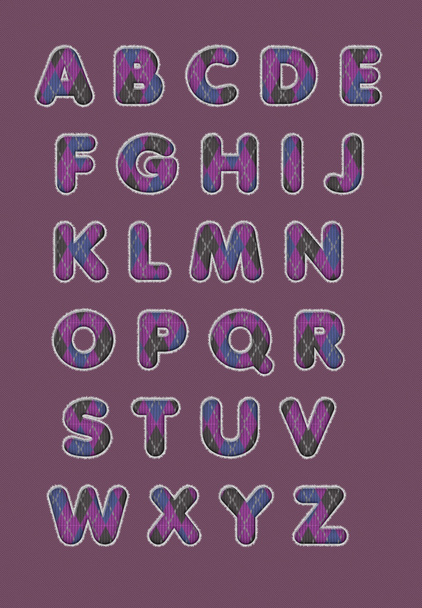 O alfabeto inglês
 - Foto, Imagem