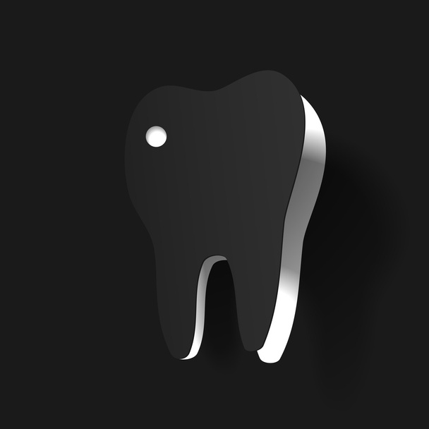 病気歯 - ベクター画像