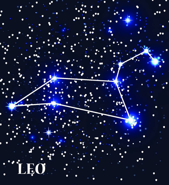 Symbol: Leo Zodiac Sign. Vector Illustration. EPS10 - Vektör, Görsel