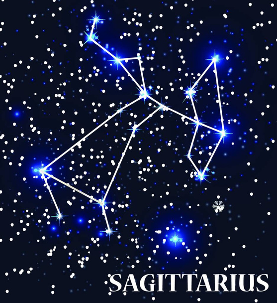 Symbol: Sagittarius Zodiac Sign. Vector Illustration. EPS10 - Vector, Imagen
