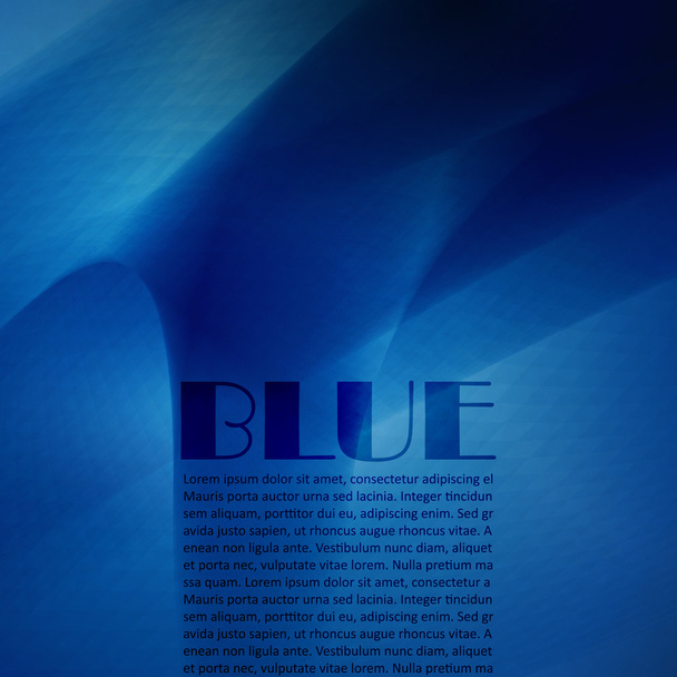 Abstract blue background - Vector, afbeelding