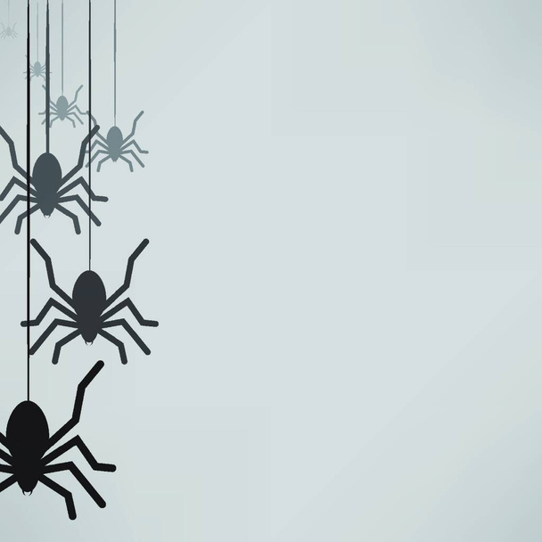 Spider cobweb, trap insect - ベクター画像