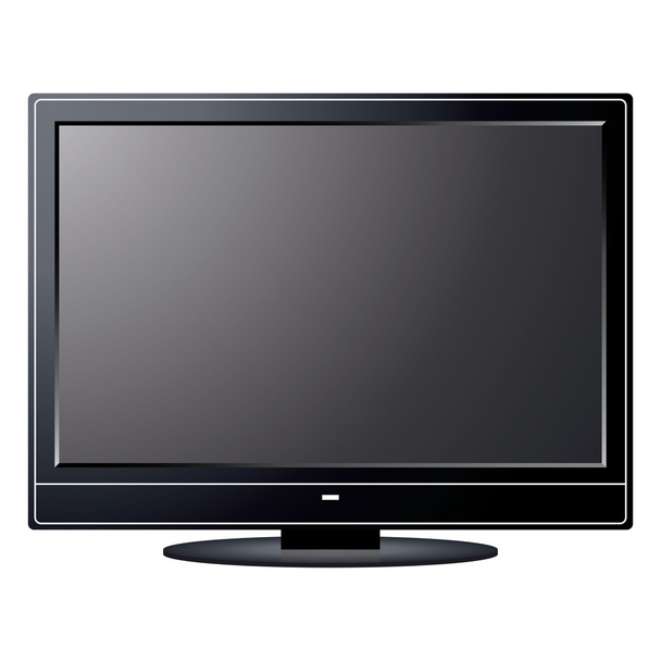 LCD TV Set - Vector, Image