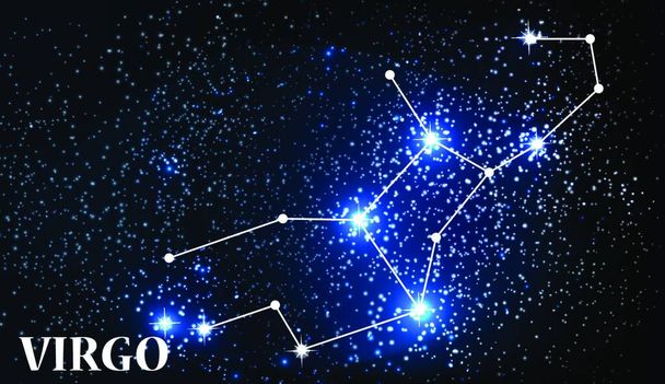 Symbol: Virgo Zodiac Sign. Vector Illustration. EPS10 - Vektor, Bild