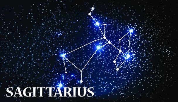 Symbol: Sagittarius Zodiac Sign. Vector Illustration. EPS10 - Vektor, kép