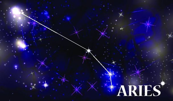 Symbol: Aries Zodiac Sign. Vector Illustration. EPS10 - Вектор, зображення