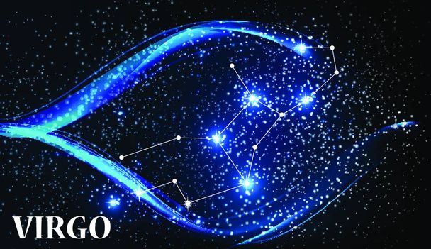 Σύμβολο: Virgo Zodiac σημάδι. Εικονογράφηση διανύσματος. EPS10 - Διάνυσμα, εικόνα