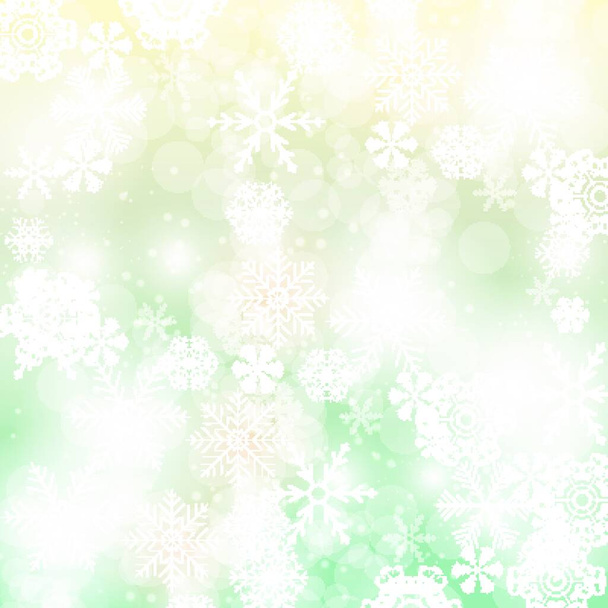 Abstract Christmas and New Year Background with Snowflakes. Vector Illustration. Eps10 - Wektor, obraz
