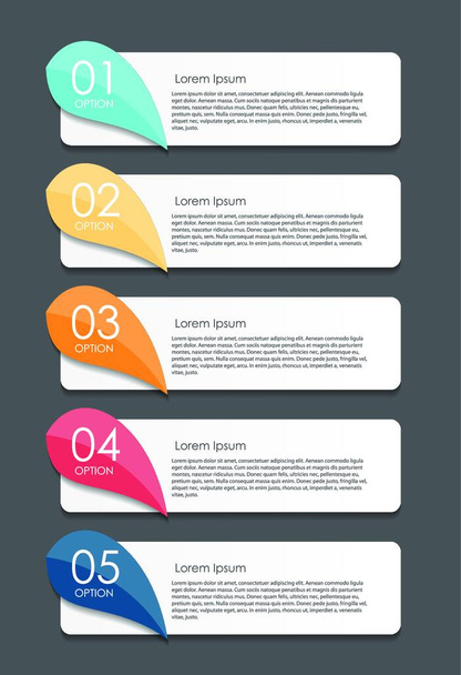 Infographic Design Elements for Your Business Vector Illustration. - Vector, afbeelding