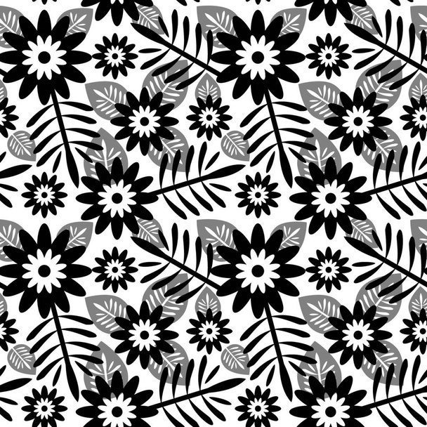 Abstract floral pattern color illustration - Вектор, зображення
