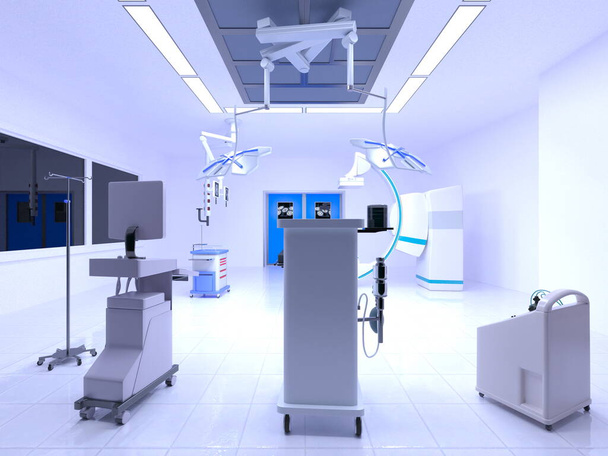 3D rendu 3D de l'espace médical
 - Photo, image