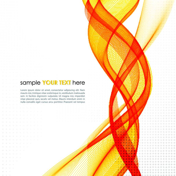 Abstract orange vector template background. EPS 10 - ベクター画像