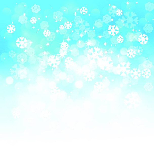 vector background, snowflakes and winter  - ベクター画像