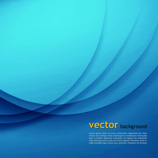 Blue elegant business background.  EPS 10 Vector illustration - Wektor, obraz
