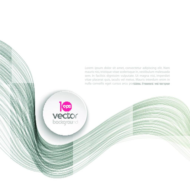 Vector Abstract curved lines background. Template brochure design. Abstract curved lines background. Template brochure design - Vektor, kép