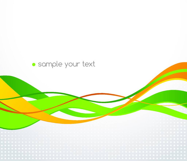 Abstract colorful vector background. Abstract colorful vector background with waved line - Wektor, obraz