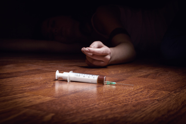 Young woman with drug - Photo, Image