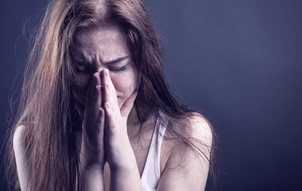 Płacząca kobieta - Zdjęcie, obraz