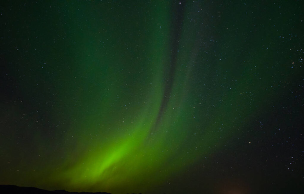 Aurora Borealis em Hornafjordur, no sul da Islândia
 - Foto, Imagem