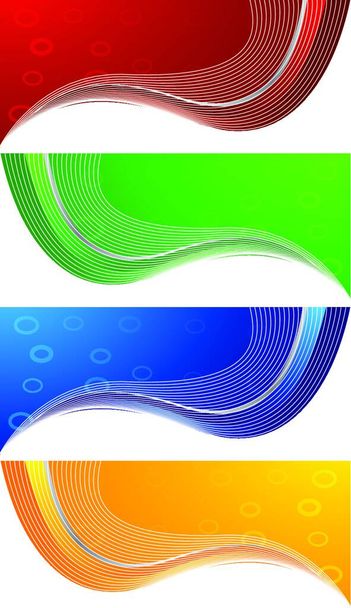 Vector abstract background in bright color  - Вектор,изображение