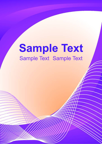 Vector color abstract template - ベクター画像