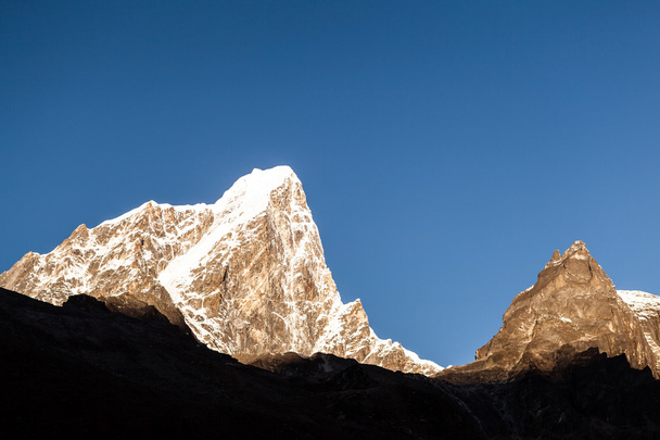 Montagnes paysage coucher de soleil, Népal
 - Photo, image