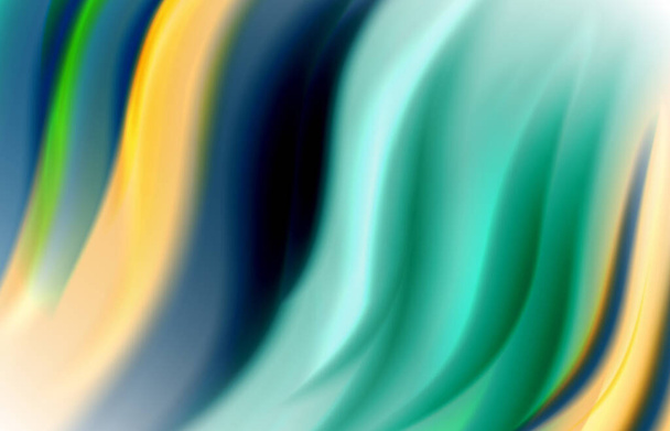 Абстрактный фон - жидкие цветовые градиентные волны, с эффектом динамической линии движения. Векторная иллюстрация для обоев, баннера, фона, карты, книжной иллюстрации, целевой страницы
 - Вектор,изображение