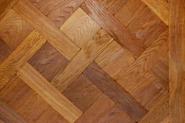 パターンの寄木細工の床の背景 - 写真・画像