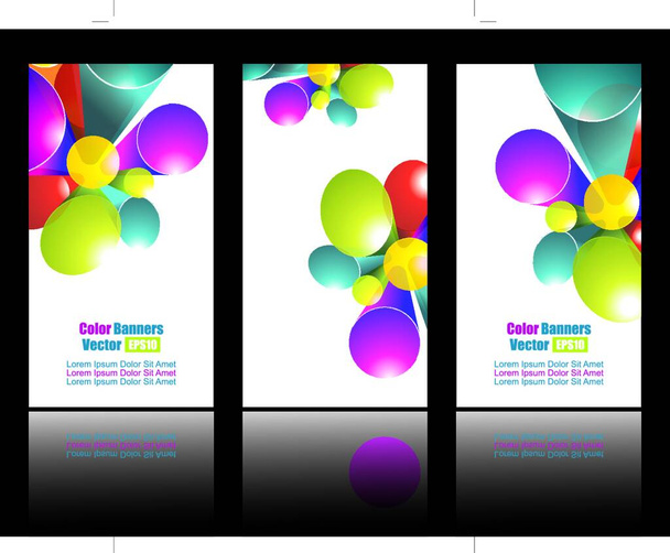 Set of  abstract banners. - Vector, Image