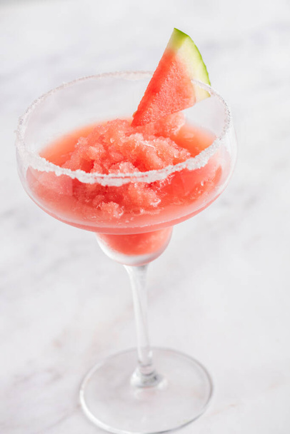 Watermelon , Margarita,  cocktail or mocktail alcohol free - Fotografie, Obrázek