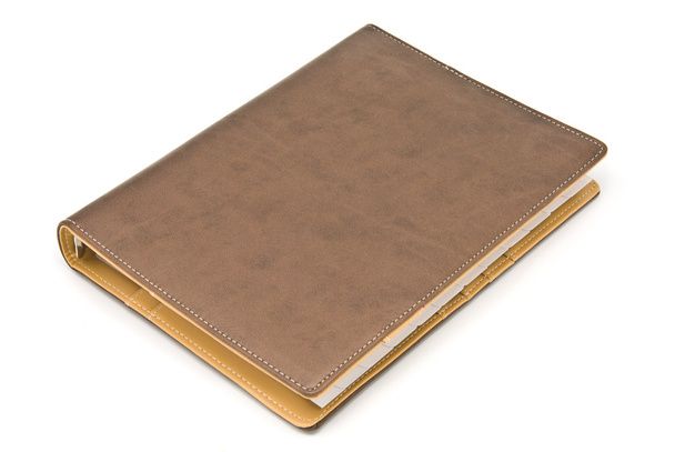 Brown notebook - Foto, afbeelding