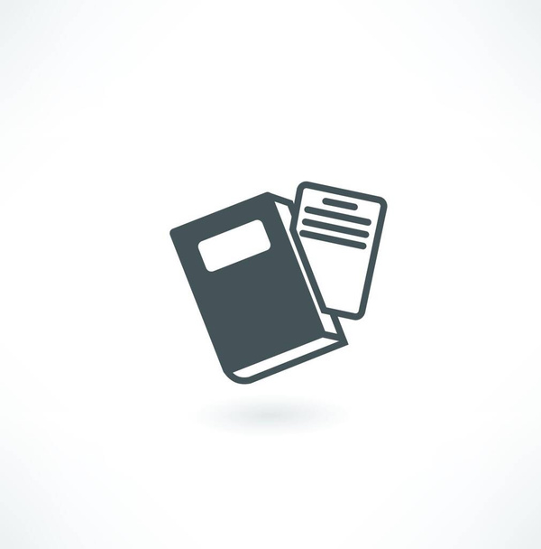 Book icon for web. - Vector, afbeelding