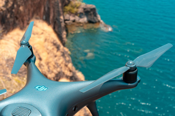 drone quadcopter con cámara digital - Foto, Imagen