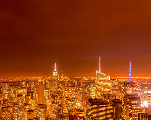 New York - 20 DÉCEMBRE 2013 : Vue du Lower Manhattan sur Decembe - Photo, image