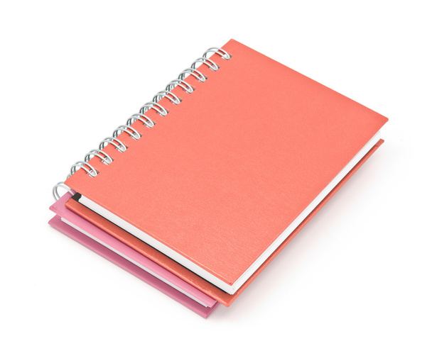 stoh kroužkových pořadačů knihu nebo hnědý notebook - Fotografie, Obrázek