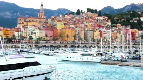 Port in Menton, France - Footage, Video