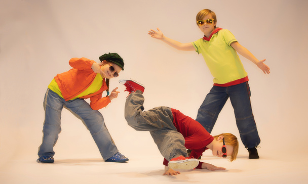 Tanzteam, Breakdance-Kids, glückliche Kinder - Foto, Bild